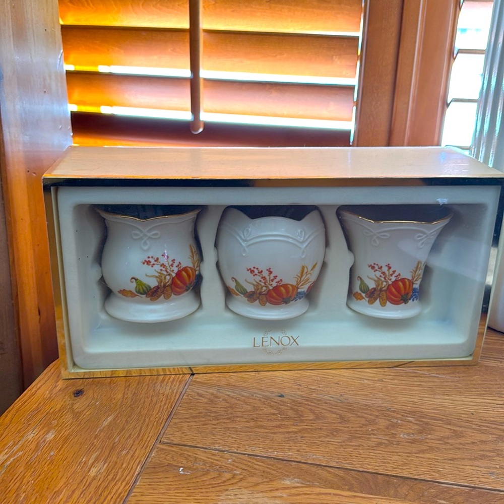 LENOX - PUMPKIN VOTIVES -